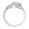 0.58 ct Ladies Round Cut Diamond Anniversary Ring