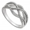0.46 ct Ladies Round Cut Diamond Infinity-Style Wedding Ring