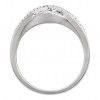 0.46 ct Ladies Round Cut Diamond Infinity-Style Wedding Ring