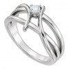 0.23 ct Ladies Round Cut Diamond Anniversary Ring