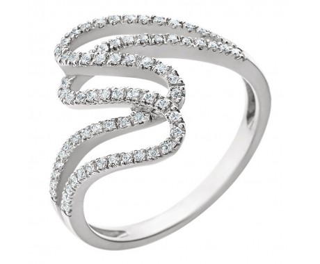 1.00 ct Ladies Round Cut Diamond Anniversary Ring