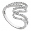 1.00 ct Ladies Round Cut Diamond Anniversary Ring