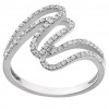 1.00 ct Ladies Round Cut Diamond Anniversary Ring