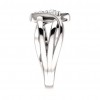 0.50 ct Ladies Round Cut Diamond  Two Stone Ring