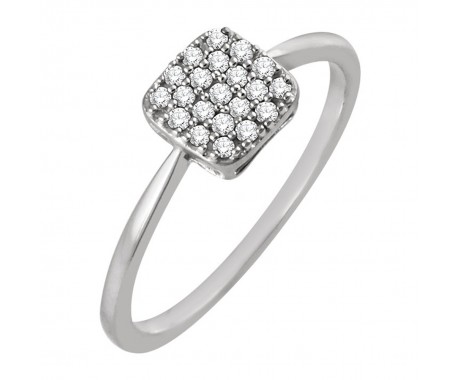 0.45 ct Ladies Round Cut Diamond Anniversary Ring