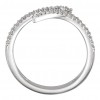 1.21 ct Ladies Round Cut Diamond Snake Ring