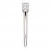 1.00 ct Ladies Round Cut Diamond Bazel Set Ring