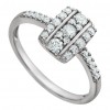 1.08 ct Ladies Round Cut Diamond Anniversary Ring