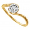 0.50 ct Ladies Round Cut Diamond Anniversary Ring