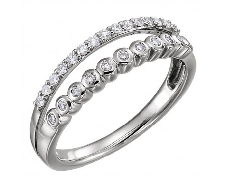 0.51 ct Ladies Round Cut Diamond Anniversary Band