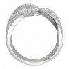 2.25 ct Ladies Round Cut Diamond Anniversary Criss-Cross Ring