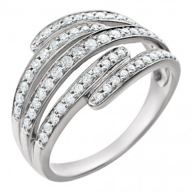 1.32 ct Ladies Round Cut Diamond Cocktail Ring