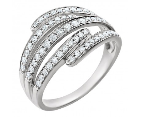 1.32 ct Ladies Round Cut Diamond Cocktail Ring