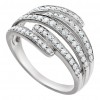 1.32 ct Ladies Round Cut Diamond Cocktail Ring