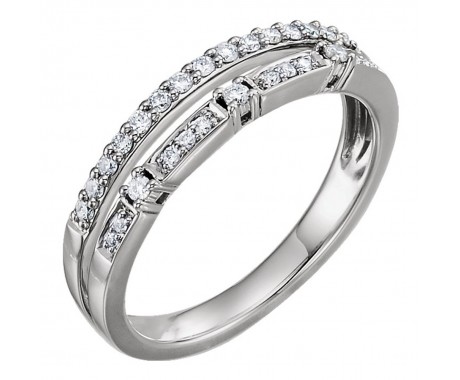 0.93 ct Ladies Round Cut Diamond Anniversary Band