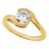 0.45 ct Ladies Round Cut Diamond  Engagement Ring