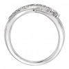 0.40 ct Ladies Round Cut Diamond Freeform Ring