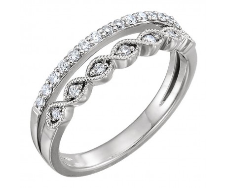 0.50 ct Ladies Round Cut Diamond Wedding Band