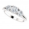 1.00 ct Ladies Round Cut Diamond Engagement Ring