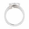 0.66 ct Ladies Round Cut Diamond Engagement Ring New