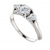 1.25 ct Ladies Round Cut Diamond Semi-Mount Engagement Ring