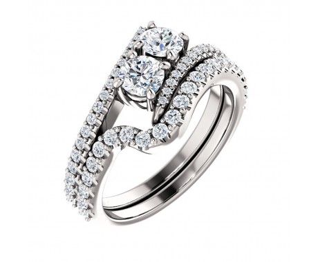 1.50 ct Ladies Round Cut Diamond Engagement Ring Mounting