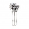 1.50 ct Ladies Round Cut Diamond Two Tone Engagaement Ring