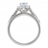 1.95 ct Ladies Round Cut Diamond Royal Engagement Set