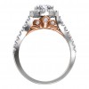 2.40 ct. Ladies Round Cut Diamond Royal Engagement Set