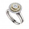 3.00 ct Ladies Round Cut Diamond Royal Engagement Set New