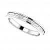 1.00 ct Ladies Princess And Baguette Cut Diamond Wedding Band