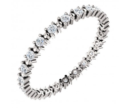 1.00 ct Ladies Round Cut Eternity Band