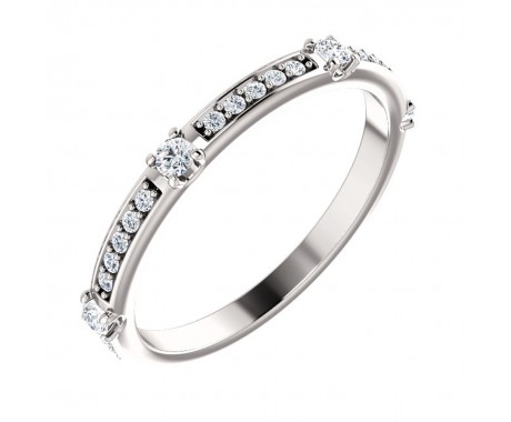 1.30 ct Ladies Round Cut Diamond Anniversary Band