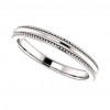 Ladies 14 Kt White Gold Universal Band