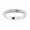 Ladies 14 Kt White Gold Universal Band