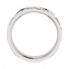 Ladies 14 Kt White Gold X-patterned Band