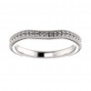 Ladies 14 Kt Oval Wedding Band