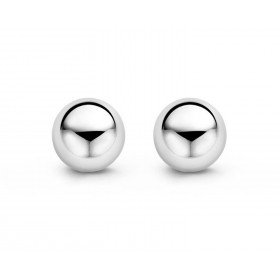 Ball Knot Sterling Silver Stud Earrings with Push back 5mm