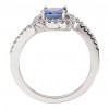 0.26 ct Ladies Diamond And Tanzanite Engagement Ring