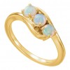 Opal Three-Stone Ring