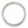 0.30 ct Men's Round Cut Diamond Satin Finish Band