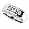 0.55 ct Men's Round Cut Diamond Ring