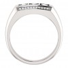 0.55 ct Men's Round Cut Diamond Ring