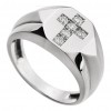 0.45 ct Men's Round Cut Diamond Ring