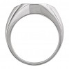 0.45 ct Men's Round Cut Diamond Ring