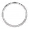 0.50 ct Men's Round Cut Diamond Double Milgrain Wedding Band
