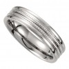 14 kt Men's Grooved Wedding Band