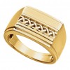 14 kt Yellow Gold Men's Signet Ring