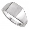 14 kt Men's Square Signet Ring Engravable