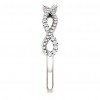 0.49 ct Ladies Round Cut  Diamond Infinity-Style Beaded Anniversary Band